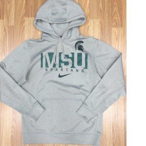 MICHIGAN STATE SPARTANS THERMA-FIT HOODIE SWEATSHIRT TEAM COLORS Sz SMALL, S